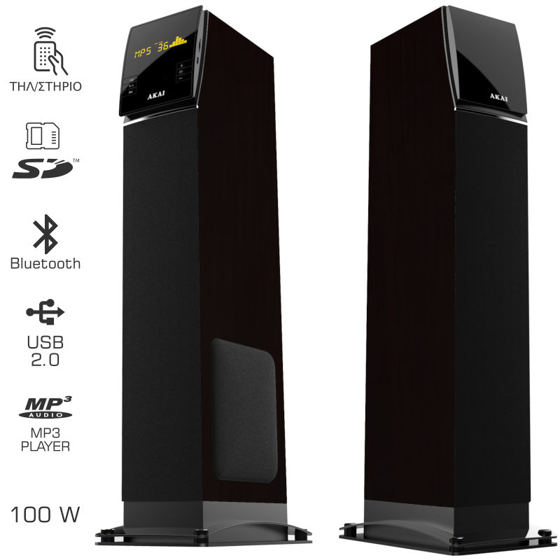 AKAI SS027A KING 2.0 TOWER SPEAKER BLUETOOTH Soundstar