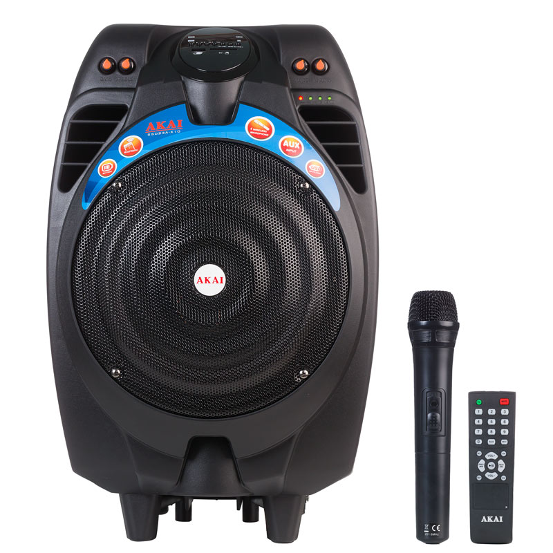 Karaoke USA Portable Bluetooth Karaoke Machine with Microphones, 9-in Touch  Screen, 50W Power Output, Black in the Boomboxes & Radios department at