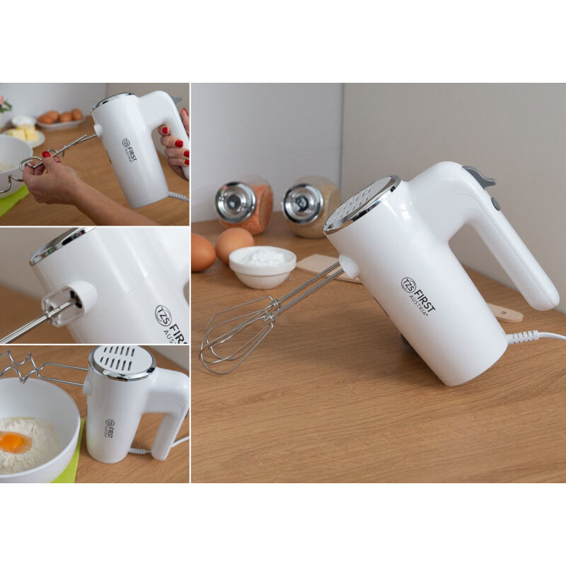 First Austria FA-5263-2 Hand mixer with 6 speed settings & turbo 300 W -  Soundstar