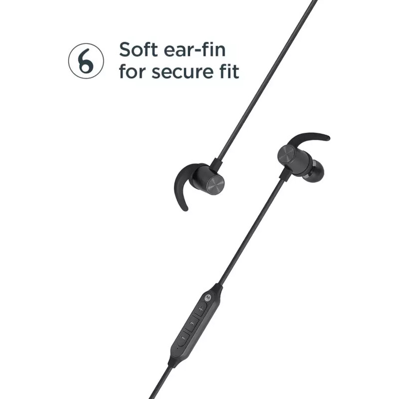 Motorola Sound Moto SP105 - Auricolari in-ear senza fili, 8 ore di  autonomia, impermeabile IPX5, design magnetico senza grovigli, funzione  vivavoce, colore: Nero : : Elettronica