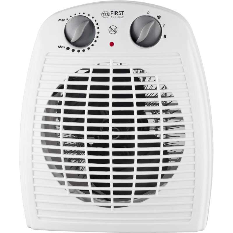 Fan heater 2 speeds, 2000W, white